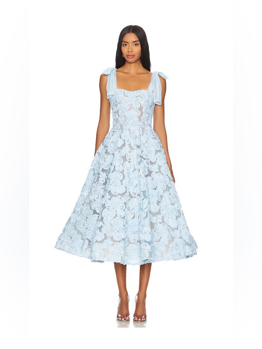 NWOT Bronx and Banco Sabrina Midi Dress in Power Blue M